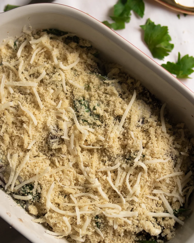 Parmesan Mushroom Casserole